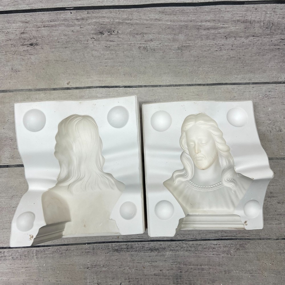 Holland Mold Ceramic Casting Mold Jesus Christ Bust Religious