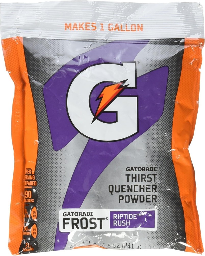 Gatorade Riptide Rush Flavor 8.5oz Instant Powder for Quick Active Hydration