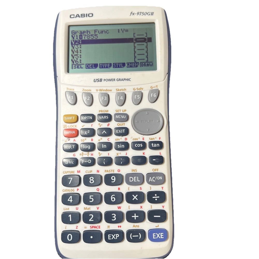 Casio Graphing Calculator White FX-9750GII