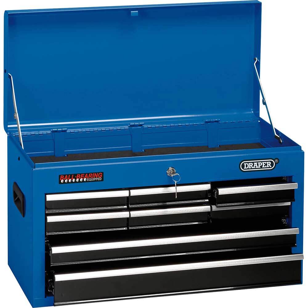Draper 8 Drawer Tool Chest Blue / Black