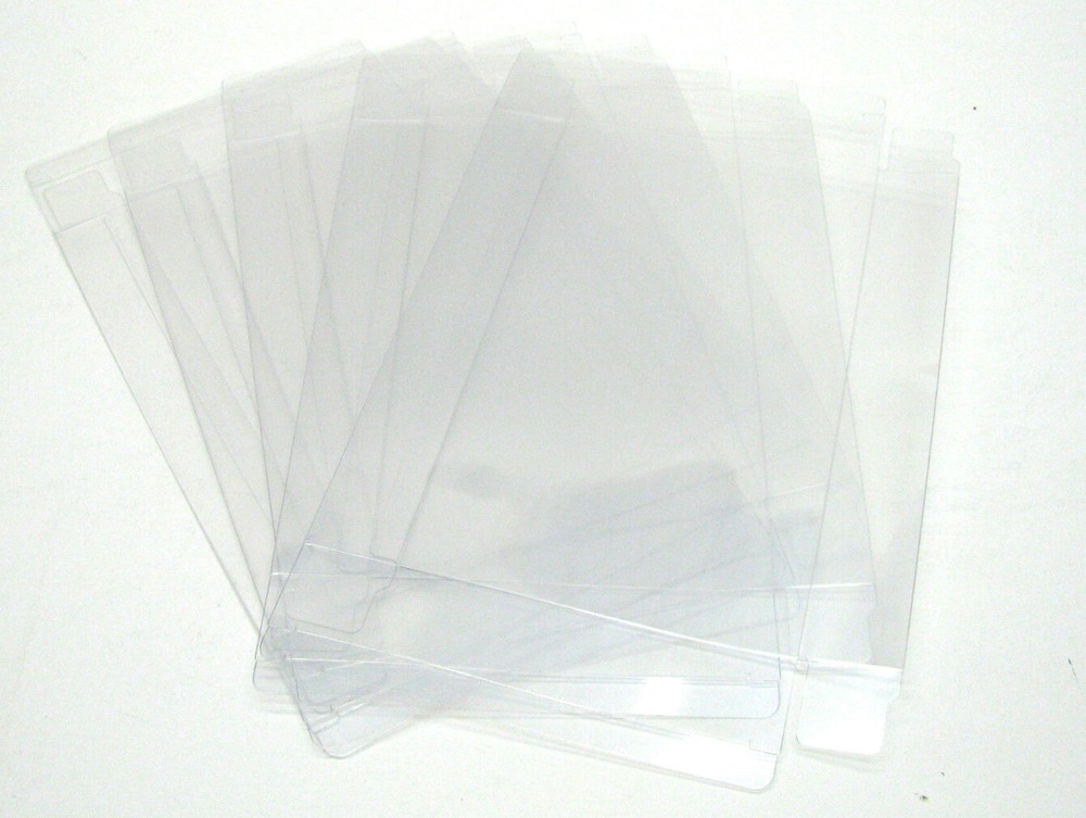 1X COMMODORE 64 CIB CARTRIDGE BOX - CLEAR PROTECTIVE BOX PROTECTOR SLEEVE