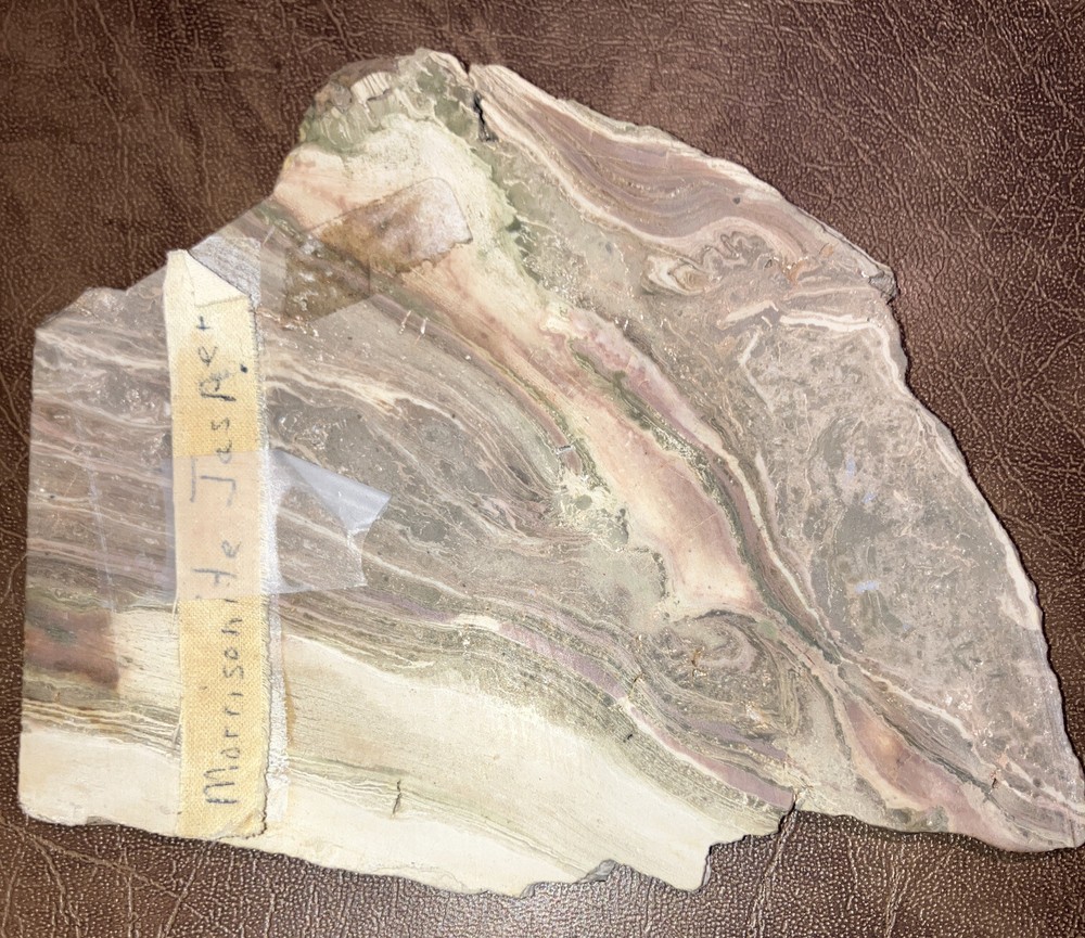 Painted Scene On Morrisonite Jasper, Signed by Catherine Melton