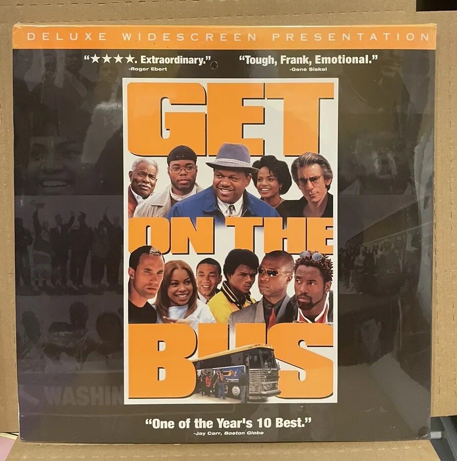 GET ON THE BUS Laserdisc LD WIDESCREEN FORMAT dlx SEALED COPY