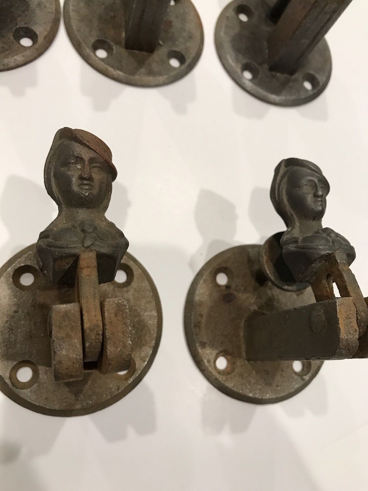 Antique Metal Shutter Stops