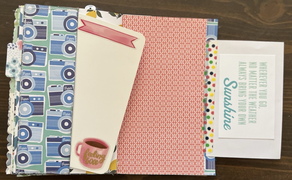 Handmade Starbucks Junk Journal Paper Bag Scrapbook