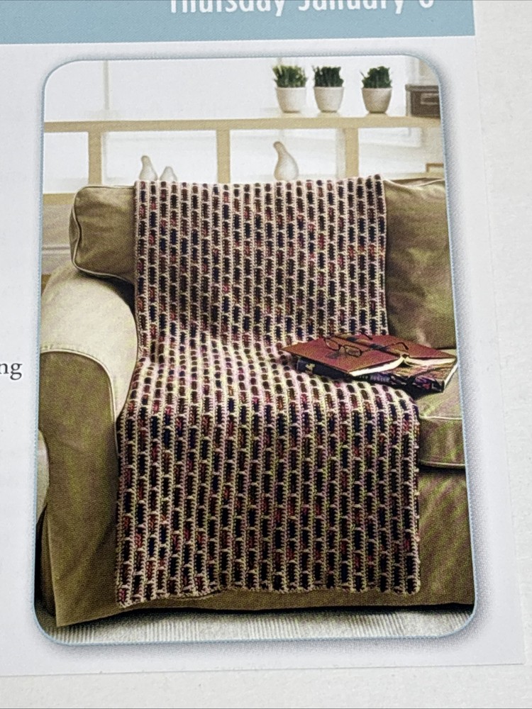 Bricks and Mortar Blanket Crochet Pattern Cards Pages