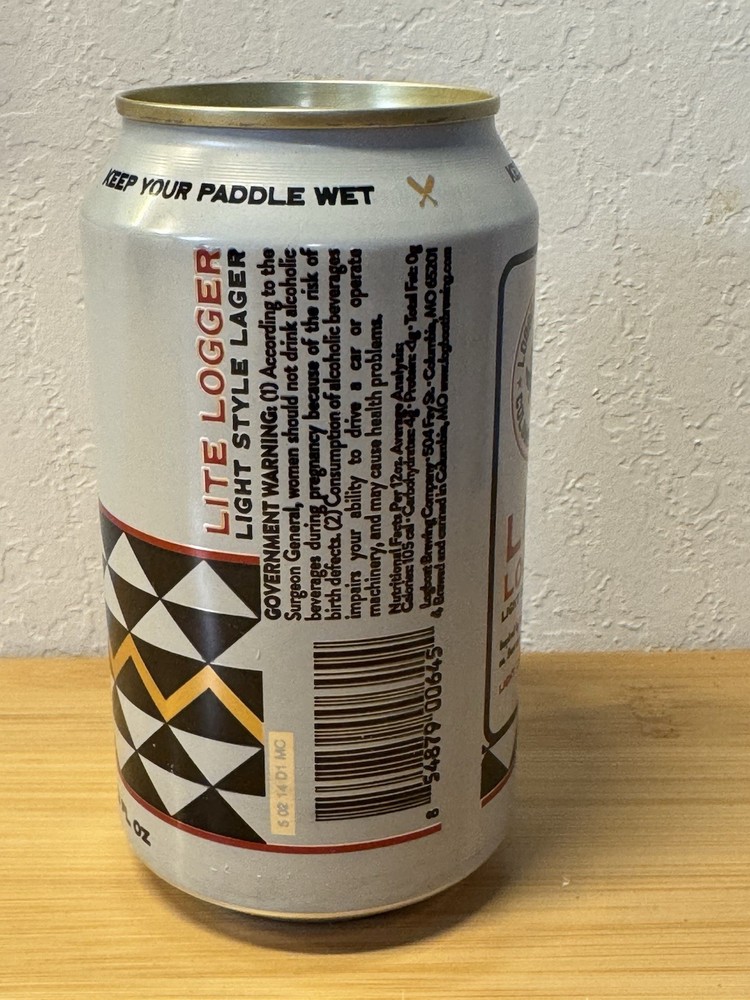 Logboat Lite Logger - Columbia, MO - Empty Beer Can Bottom Opened