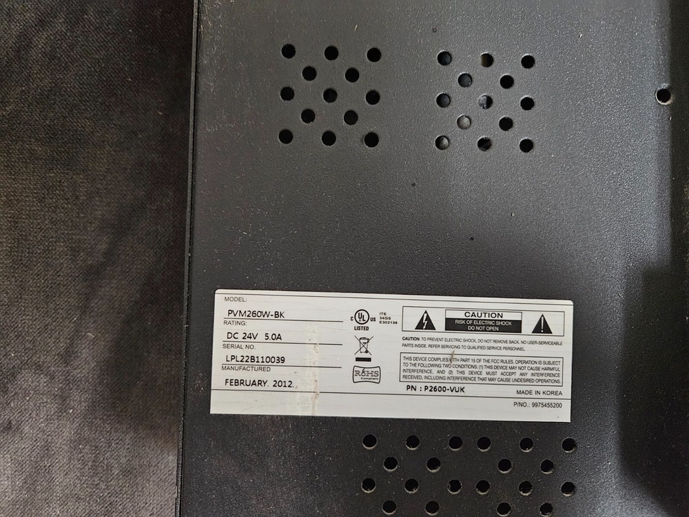 27" PVM w/ Camera