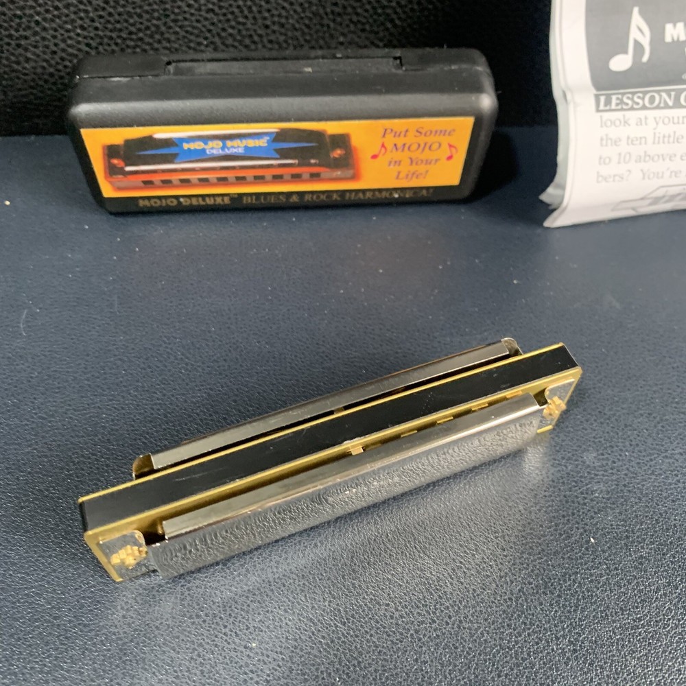 Vintage 2000 Mojo Deluxe Harmonica Blues and Rock Harmonica Lessons David Harp.