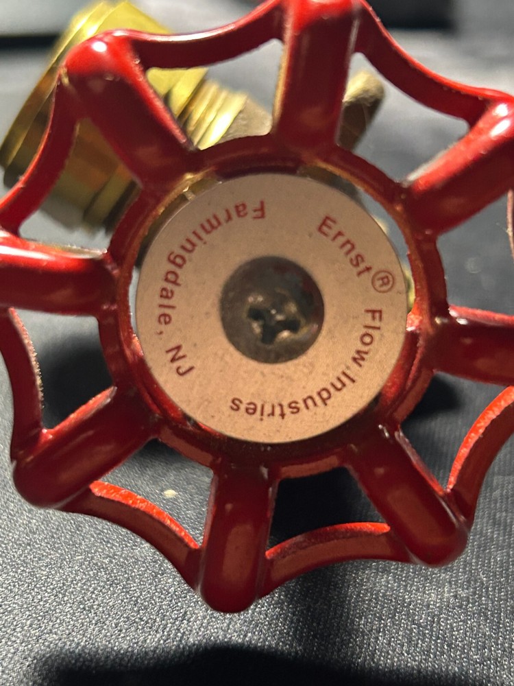 2 Ernst Flow Water Gauge Bronze Valves.1/2" Male Pipe Thread