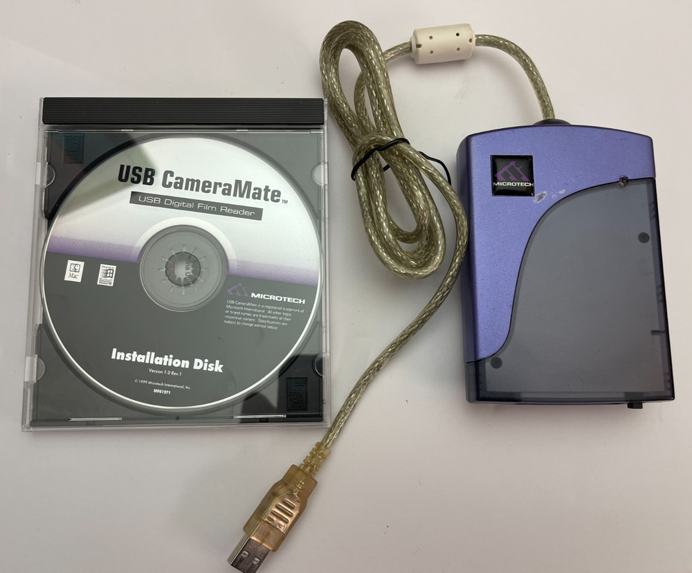 MICROTECH USB CAMERAMATE DIGITAL CARD READER DPCM-USB PREOWNED UNTESTED PLS READ