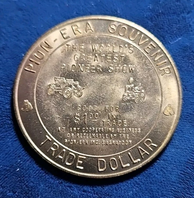 1966 Canada Saskatoon Saskatchewan Diamond Jubilee Dollar Token (CA.#0054)