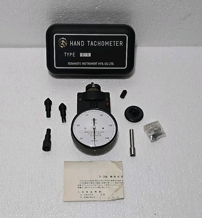 Kuramoto D-3 Hand Tachometer , New