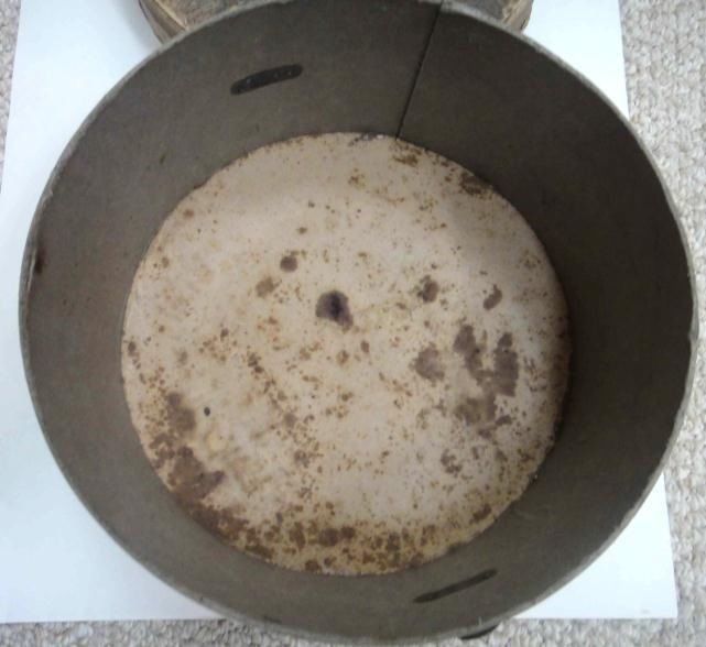 antique PEERLESS CANDY Jelly Drops CONTAINER w Handle drum pail original label