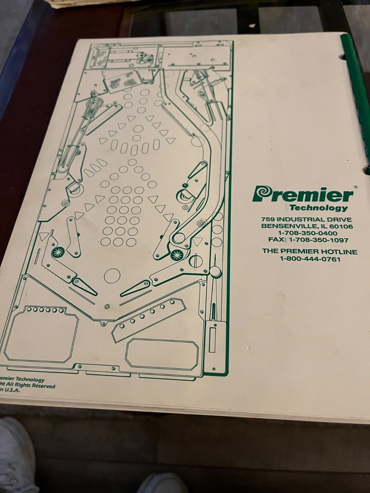 World Challenge Soccer Pinball Manual