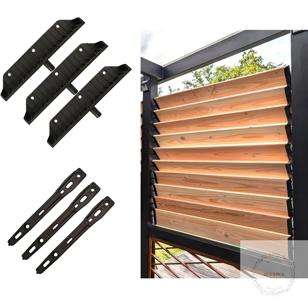 Louver Bracket Kit, Deck Sunblind System, Shutters Hardware System for Windows