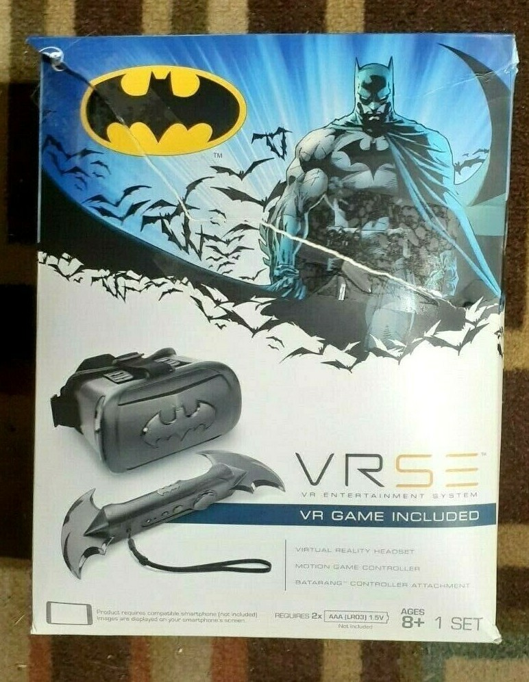 VRSE BATMAN VIRTUAL REALITY SET Headset And Controller & Box