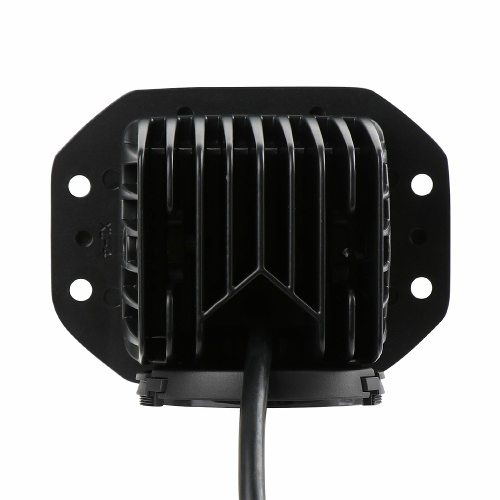 5" Flush Mount LED Work Lights Backup Reverse Bumper Off-Road Driving Cube Pods