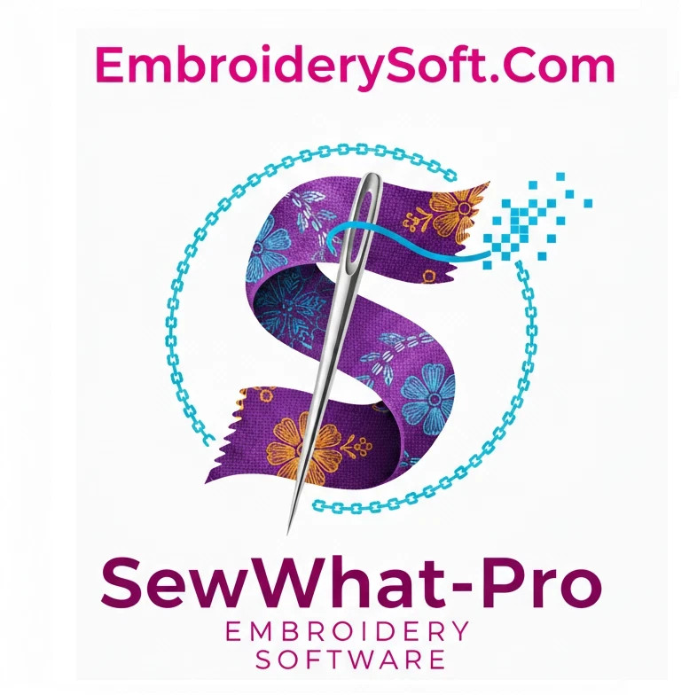 Sew What Pro - Full Version - Embroidery Lettering & Design Editing Software