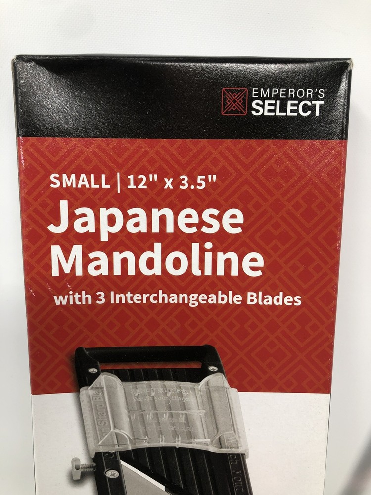 Emperor's Select Japanese Mandoline 12"x3.5" Blades Adjustable Thickness