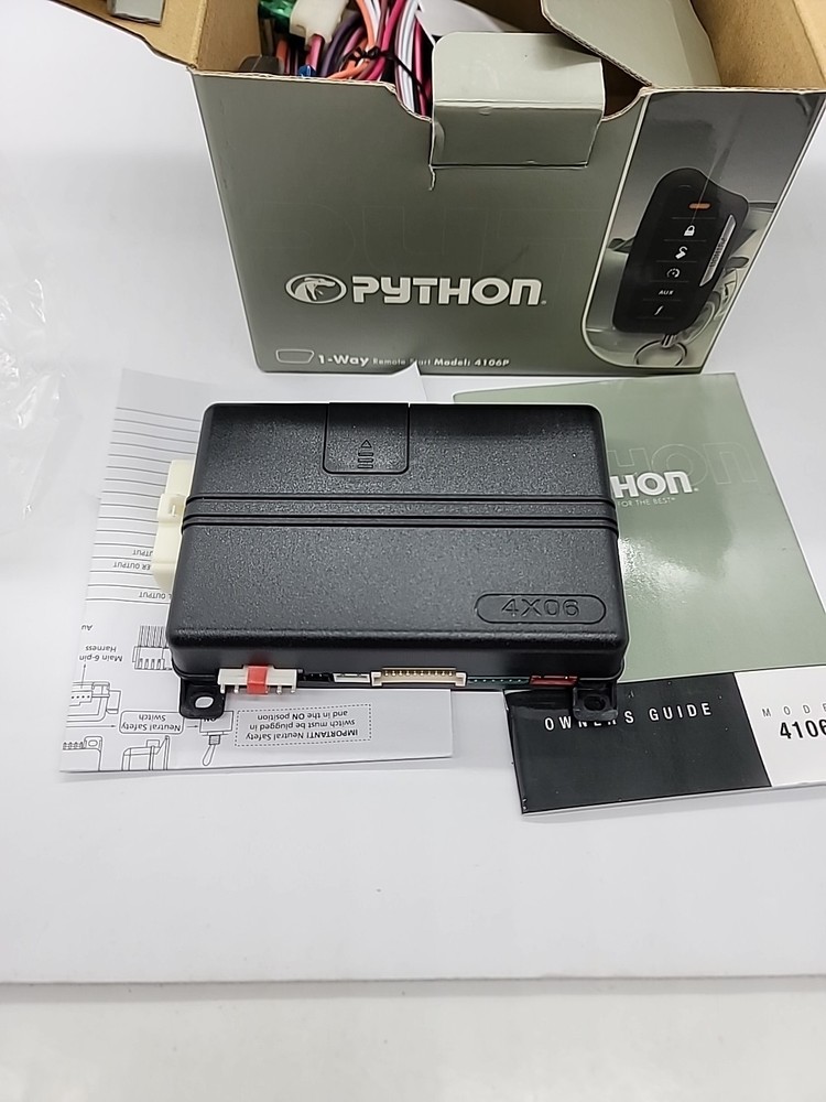 Python 4106P 1-Way Remote-Start System New