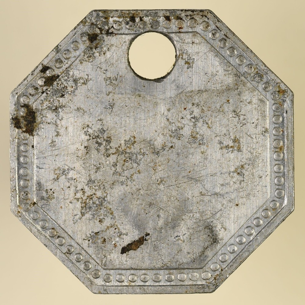 DTA Co. Plant 11 "250" Tool Check Octagonal Aluminum Token