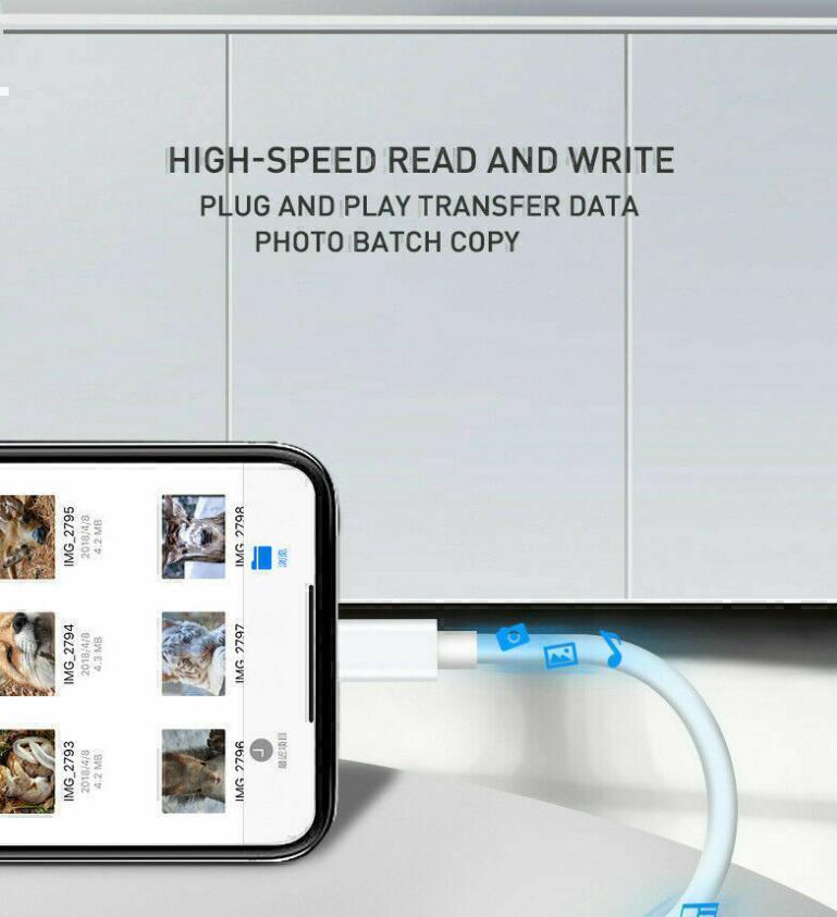 USB Type C to USB-C OTG Adapter SD Card Reader For Android MacBook Windows