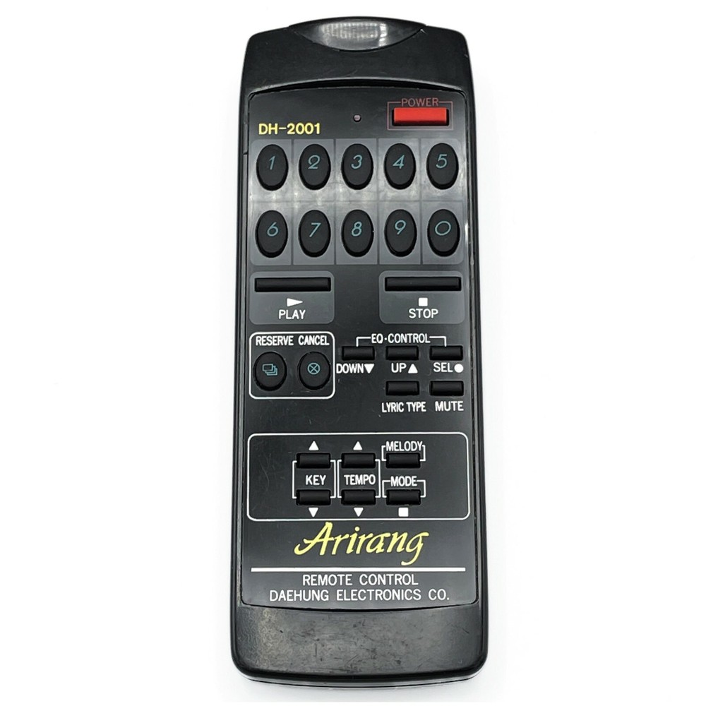 Daehung Arirang DH-2001 Vietnamese Karaoke DVD Player Remote Control