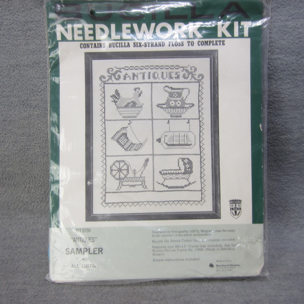 Bucilla Needlework Kit 2-Packs GIVE ME TIME & ANTIQUES