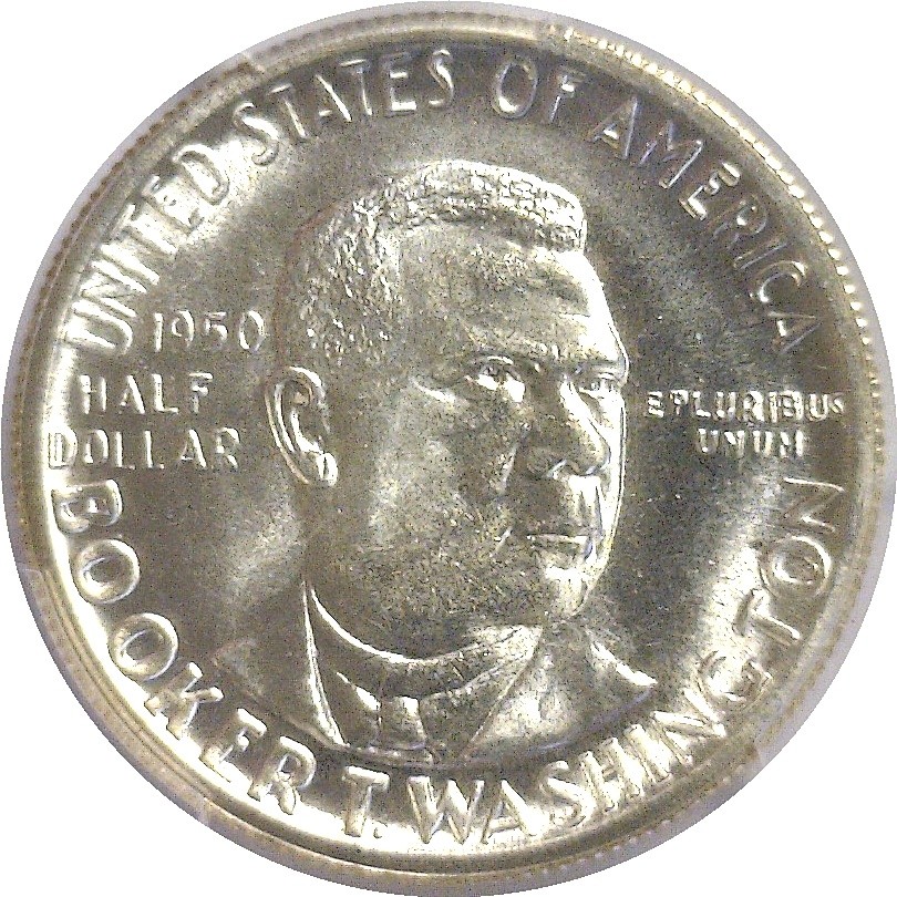 1950-S Booker T. Washington Commemorative Half Dollar. - PCGS MS-67.
