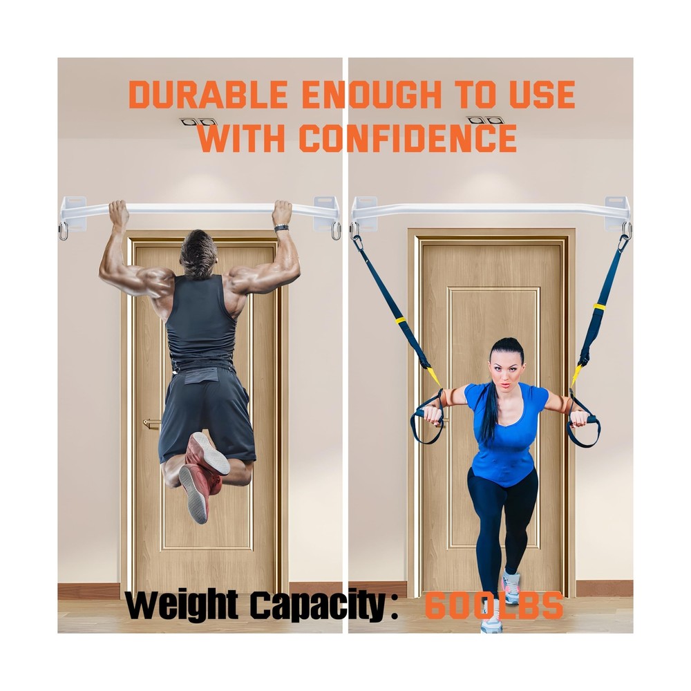 Pull Up Bar Wall Mounted-Heavy Duty Joist Mounted Pull Up Bar-Premi... Fast Ship