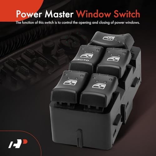 Master Power Window Switch Compatible with Saturn Ion 2004/2006-2007, Sedan