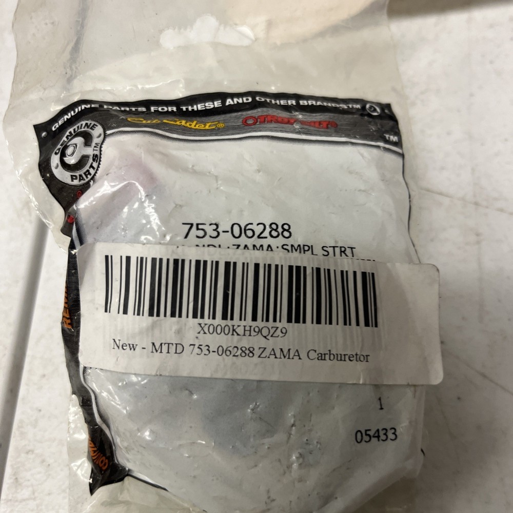 Zama Carburetor MTD 753-06288