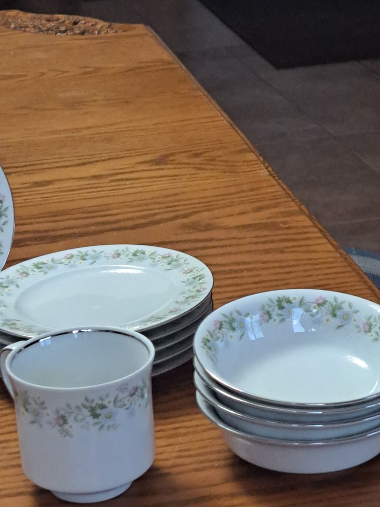 Johann Haviland Forever Spring Floral Scroll 31 Piece Dinnerware Grouping