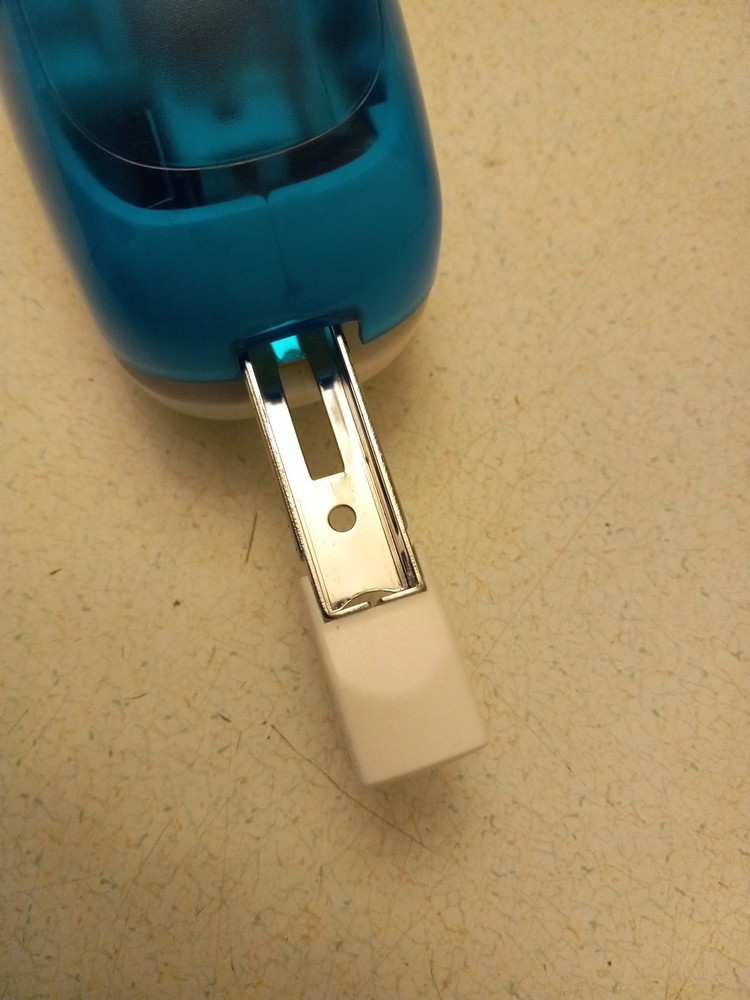 Craftinova Blue White Jam Free Electric Automatic Stapler Tested