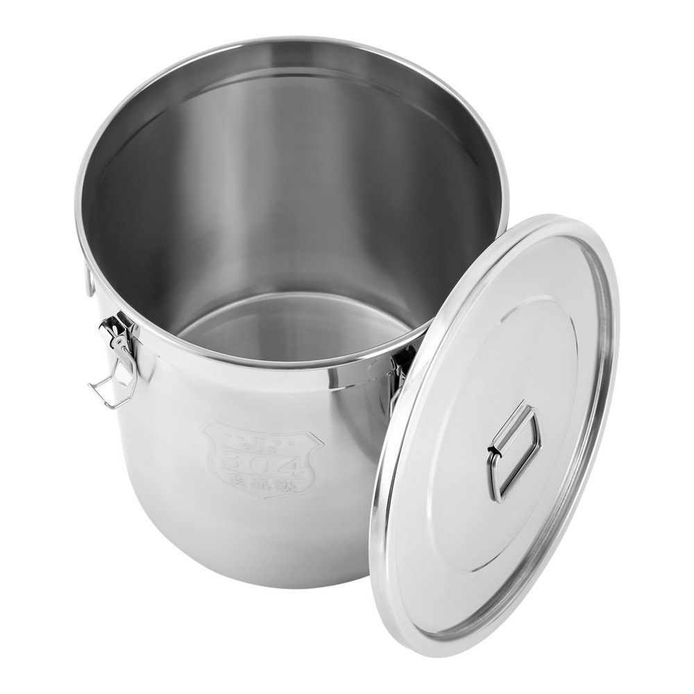 80 Lbs. Capacity Rice Dispenser Grain Storage Container, White