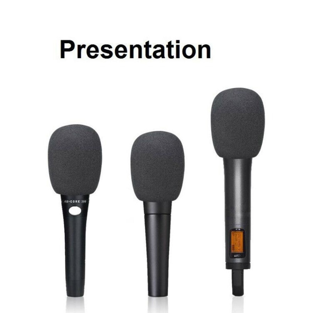 Handheld Microphone Quality Replacement Standard Covers Windscreen 5 Pack Foam
