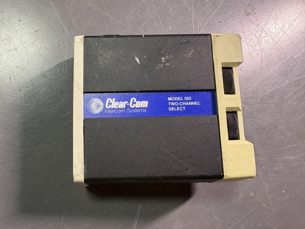 Clear-Com Intercom Systems Model 502 Two-Channel Select Beltpack