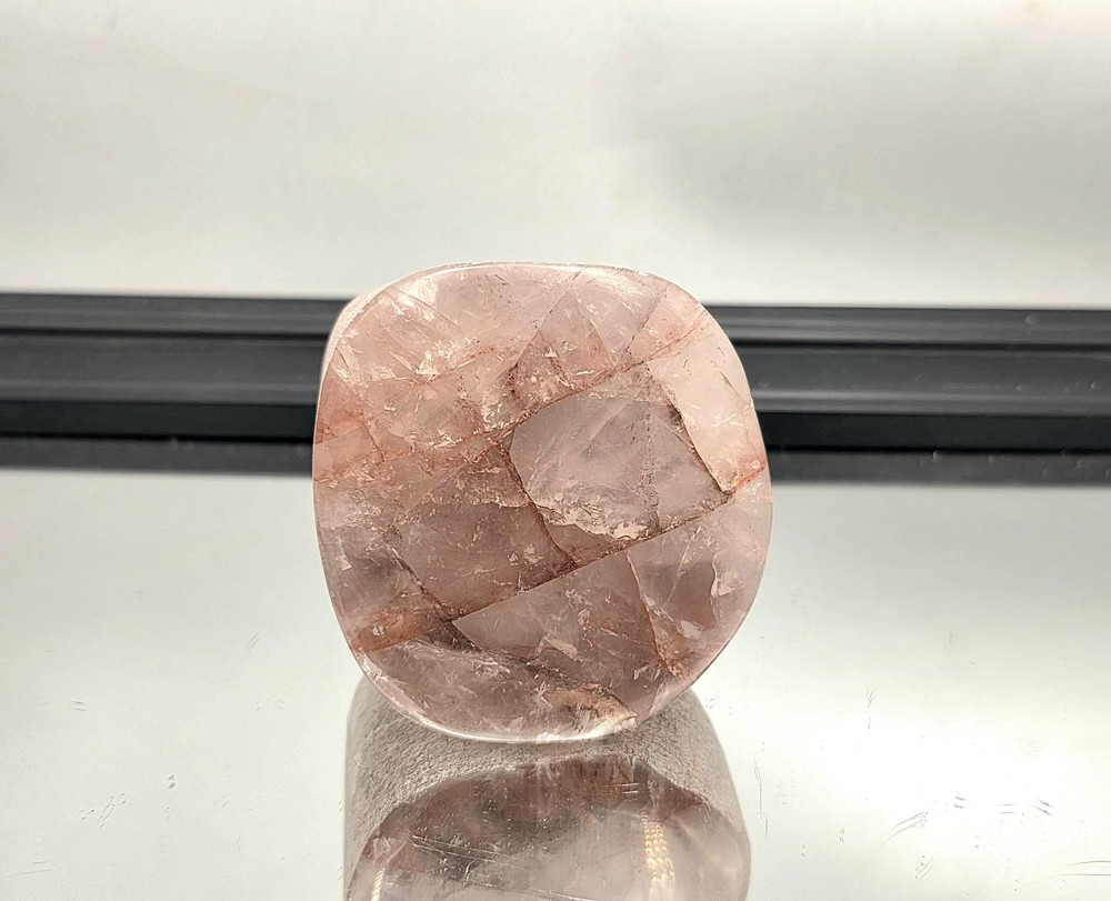 Extra large Fire Quartz Crystal Emma Egg