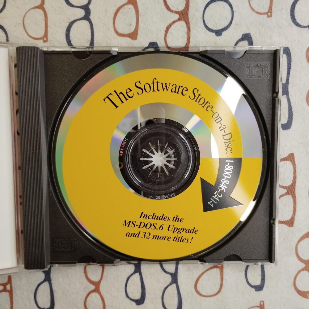 Gateway 2000 Software-Store-On-A-Disc 1993 Windows 3.1 PC CD-ROM w/ MS-DOS 6