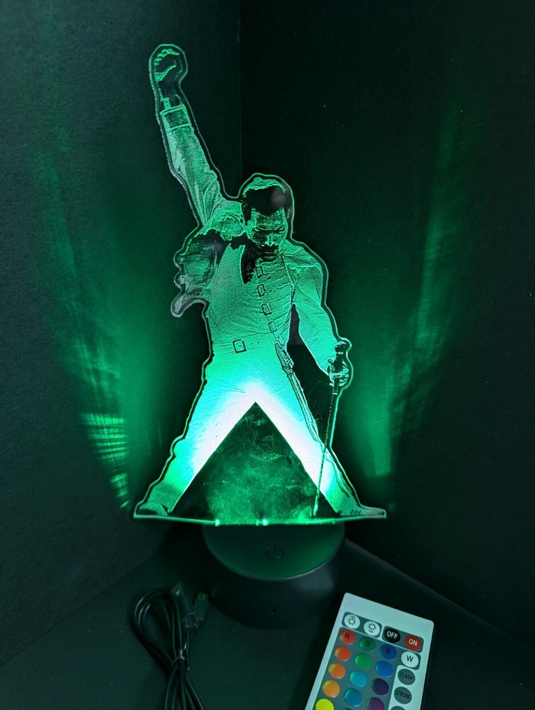 Freddie Mercury Large L.E.D. Sign Display