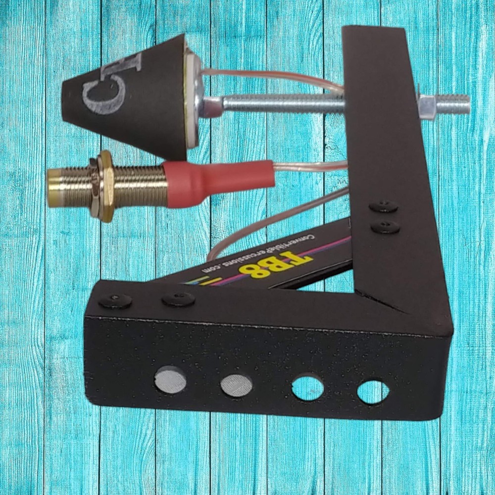 Diy TB8 drum trigger, Black, 1 zone, by Convertible Percussions