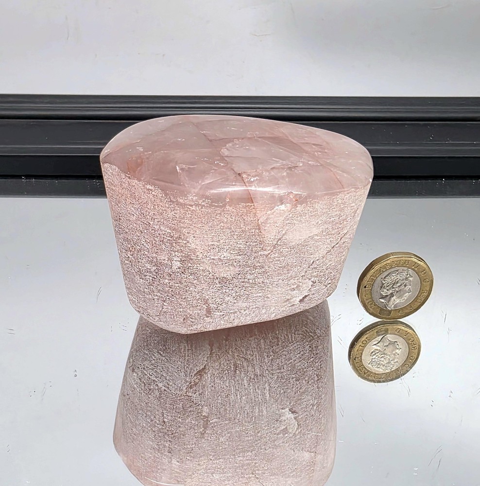 Extra large Fire Quartz Crystal Emma Egg