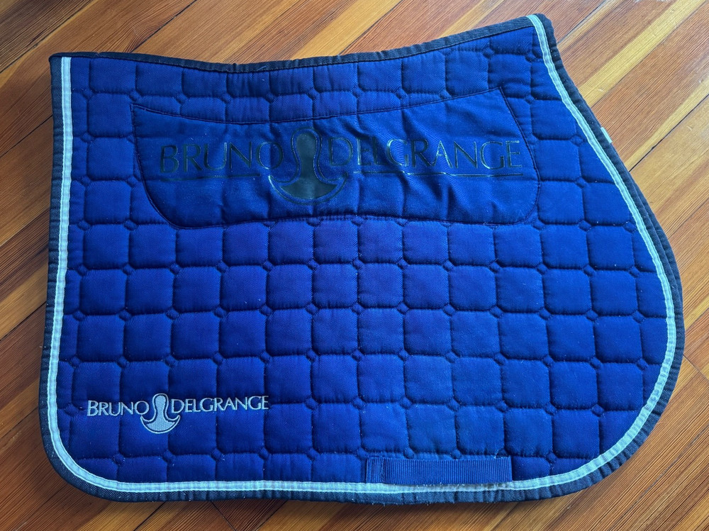 Bruno Delgrange Saddle Pad - Logo / Grip - Special Edition - Excellent