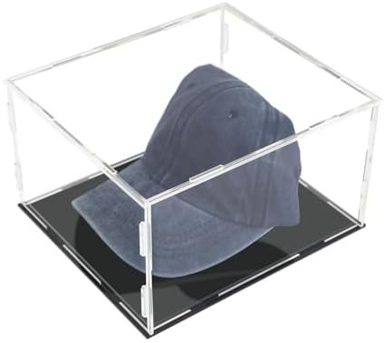 Baseball/Fooball Hat Display Case, Clear Acrylic UV Protection Box