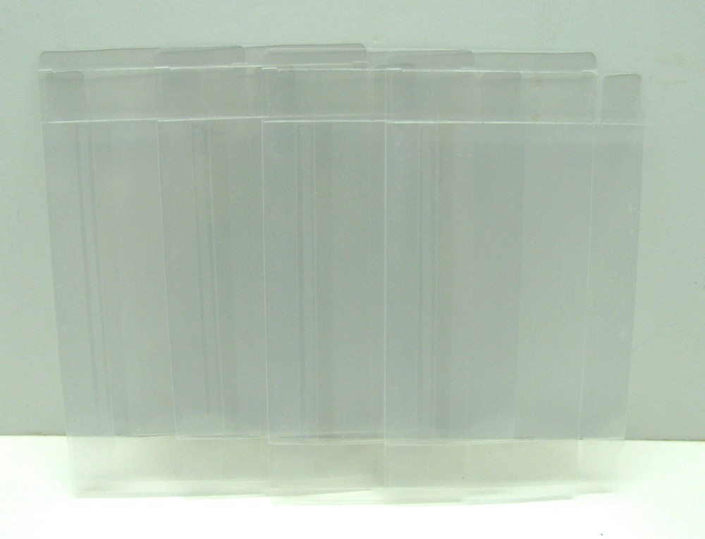 2x SEGA GAME GEAR BOX CIB Clear Plastic Protective Display Protector Sleeve Case
