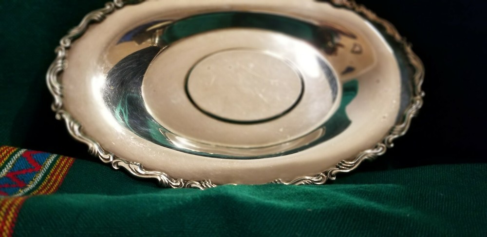 Silversmiths Silver Serving Tray-Wm. A. Rogers, By Oneida
