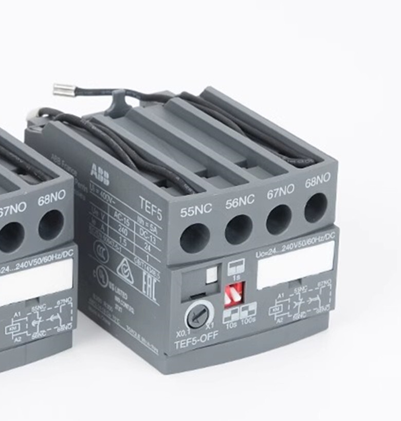 ABB electrifying delay head TEF5-OFF contactor timer module time delay relay