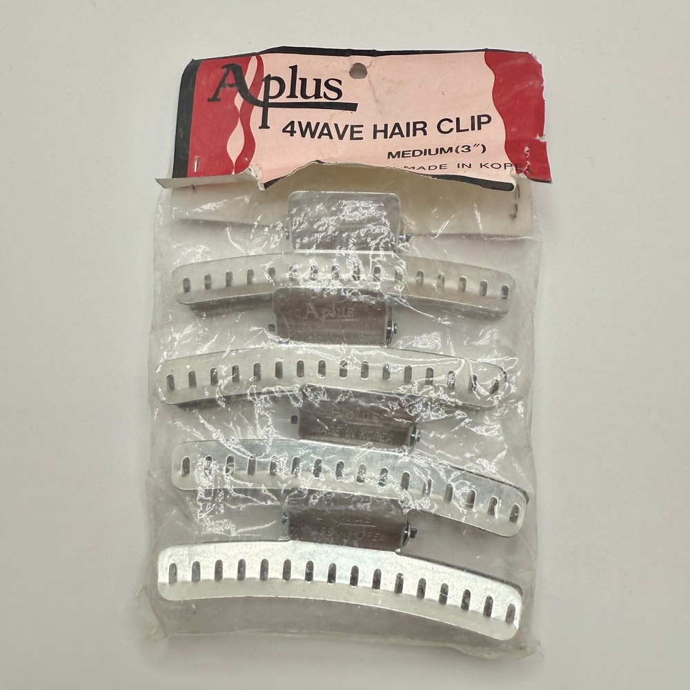 Vintage Mesh Rollers with Picks Clips Styling Booklet