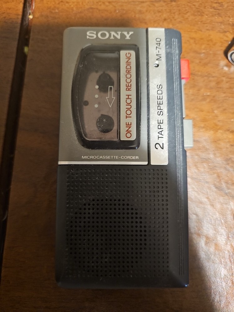 Sony M-740 Handheld MicroCassette Tape Recorder